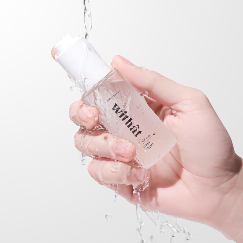 [ พร้อมส่ง ] Withat เซรั่มบำรุงผม เร่งผมยาว ผมเรียงเส้นเงางาม กลิ่นแป้งเด็ก 35ml.