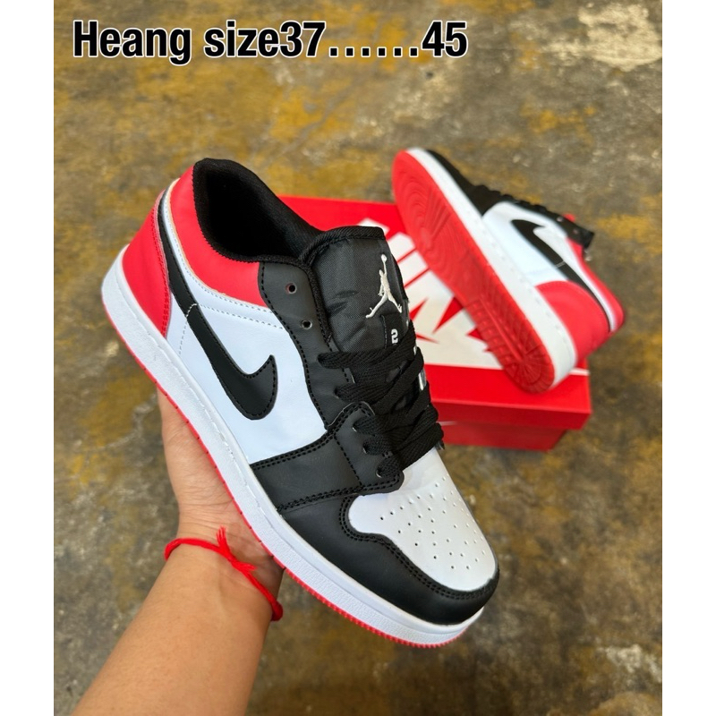 💥รองเท้าจอร์-แดน💯รองเท้าjodan 1 low ✔️ รองเท้าผ้าใบผู้หญิงผู้ชายพร้อมส่ง