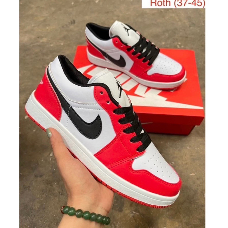 💥รองเท้าจอร์แดน💯รองเท้าjodan 1 low ✔️ รับประกันสินค้าตรงปก 100% รองเท้าผ้าใบผู้หญิงผู้ชาย
