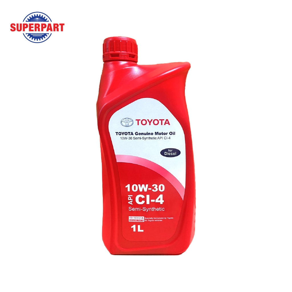 น้ำมันเครื่องดีเซล (10W30) D(1L) แท้ห้างTOYOTA