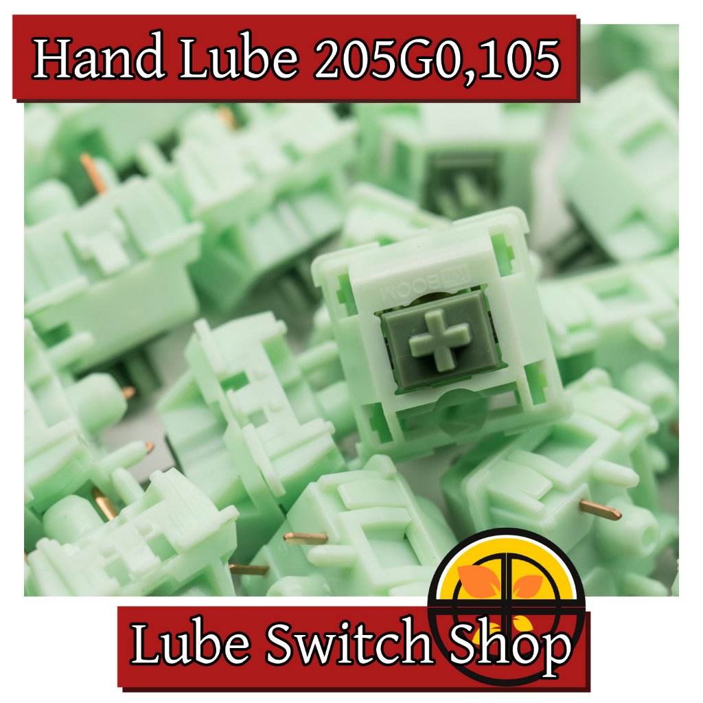 KiiBoom Matcha Latte 45,70 ชิ้น ลูปแล้ว Lubed Linear Switch