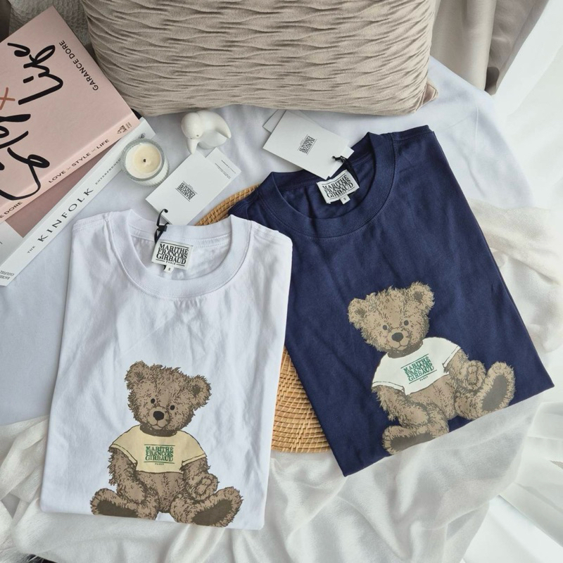 พร้อมส่ง Marithe Francois DOODLE BEAR TEE เสื้อยืด Marithe ลายหมี