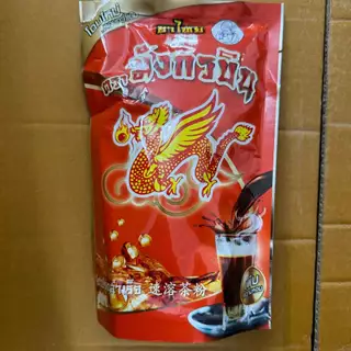 ชามังกรบิน ชาไทย ชาเขียว ซีลอน ตรามังกรบิน ถุงส้ม เขียว ถุงทอง