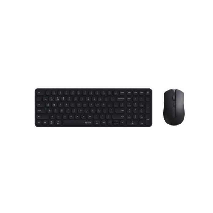 Rapoo 9350S Multi-mode Wireless Keyboard & Mouse Dark Grey/2Y รุ่น 9350S-GY
