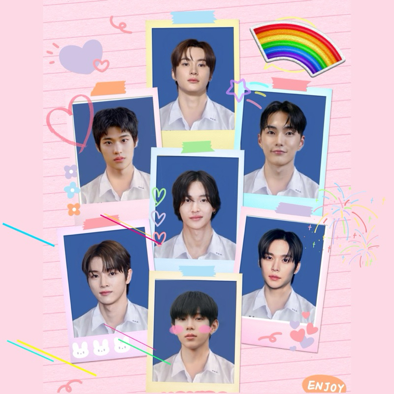 รูปชุดนักเรียน รูปติดบัตร riize id photo