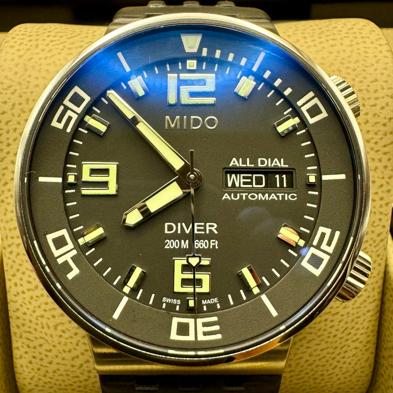 Mido All Dial Diver Two Crown Diver 8370