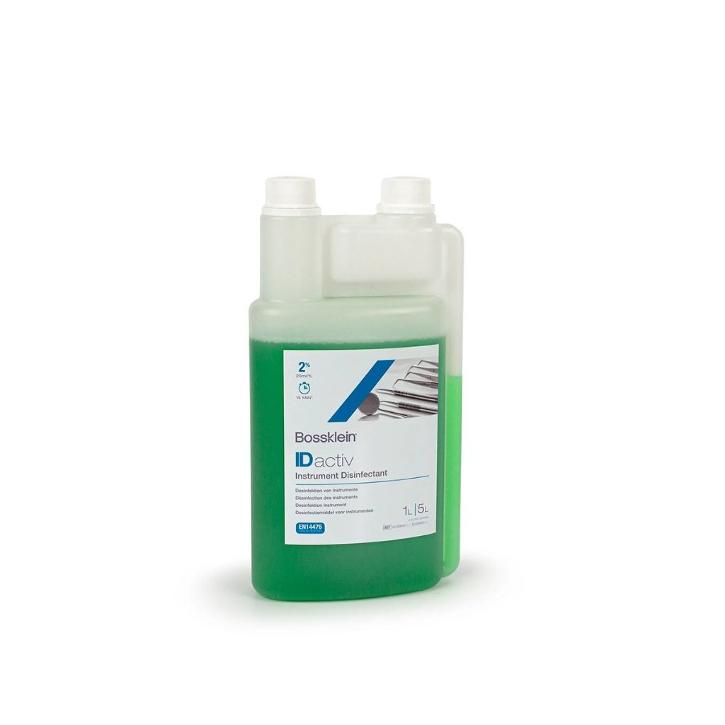 Bossklein Instrument Disinntectant น้ำยาแช่เครื่องมือและหัวกรอ ขนาด 1 ลิตร