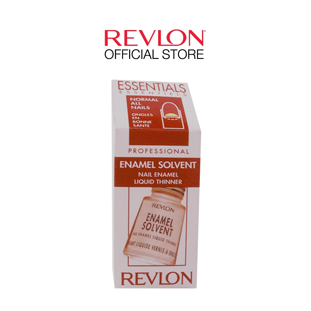 Revlon Nail Enamel Solvent Liquid Thinner 15ml. เรฟลอน เนล เอนนาเมล โซลเว้น น้ำยาเติมสีทาเล็บ