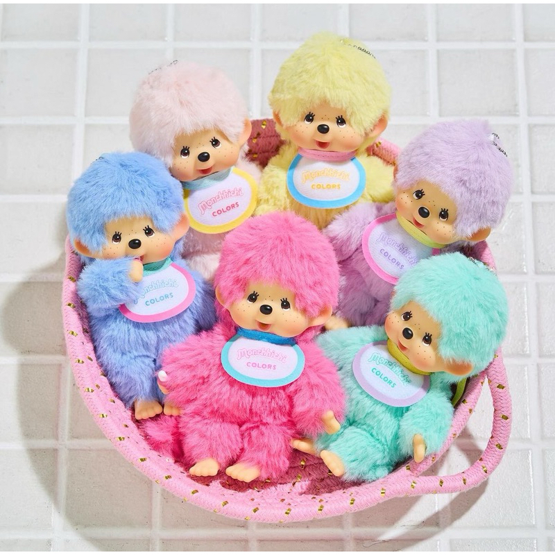 🇯🇵 Monchhichi COLORS Keychain ของแท้จาก🇯🇵