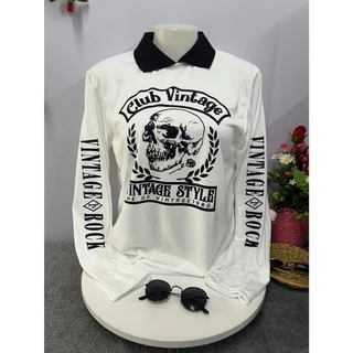เสื้อโปโลผู้ชาย คอปกพิมพ์ลาย