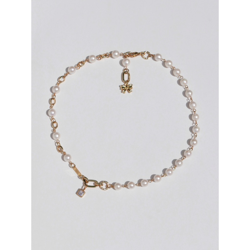 Valleydarley - สร้อยคอ Modemarthel Pearl chain necklace