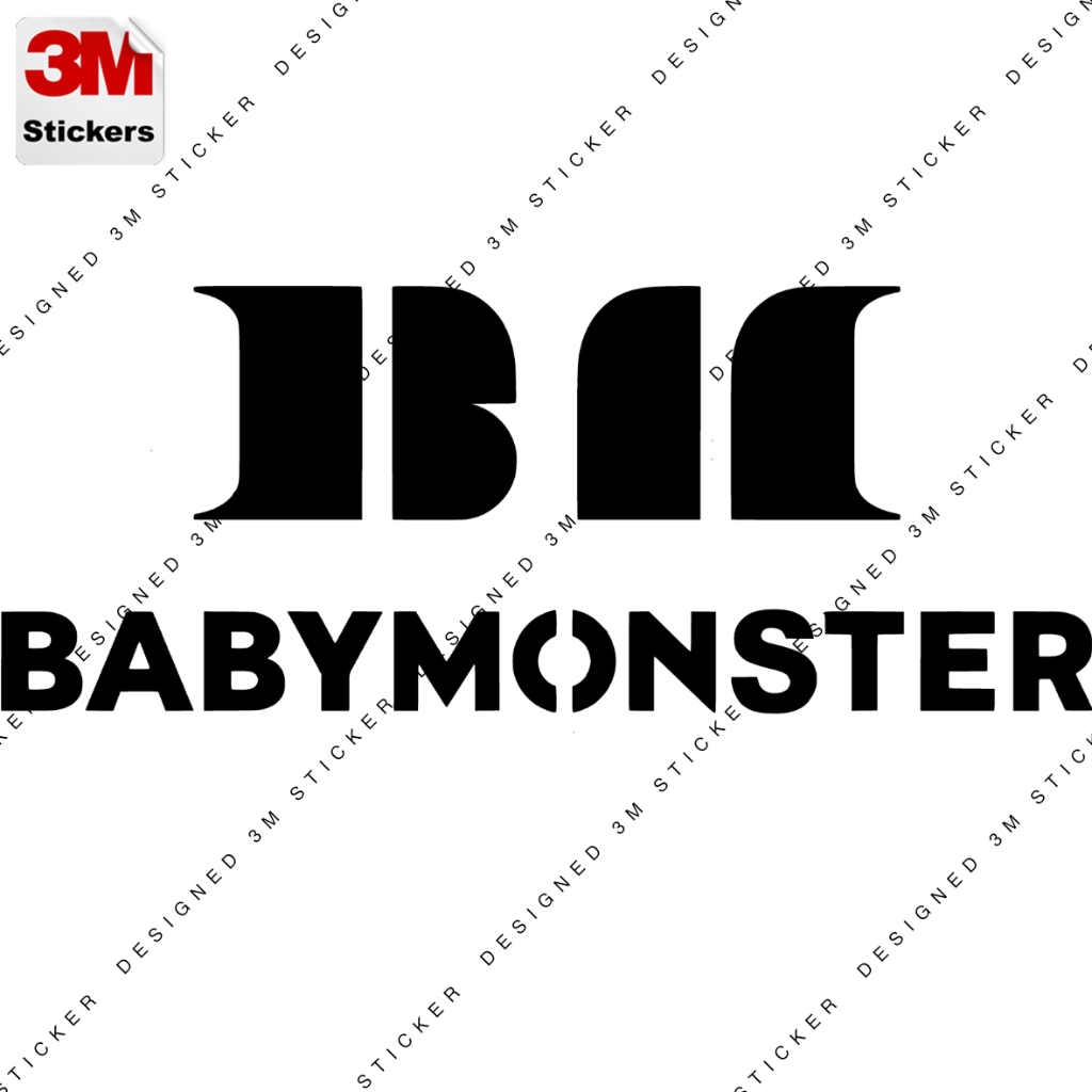 Babymonster 1 Removable 3M stickerติด รถยนต์