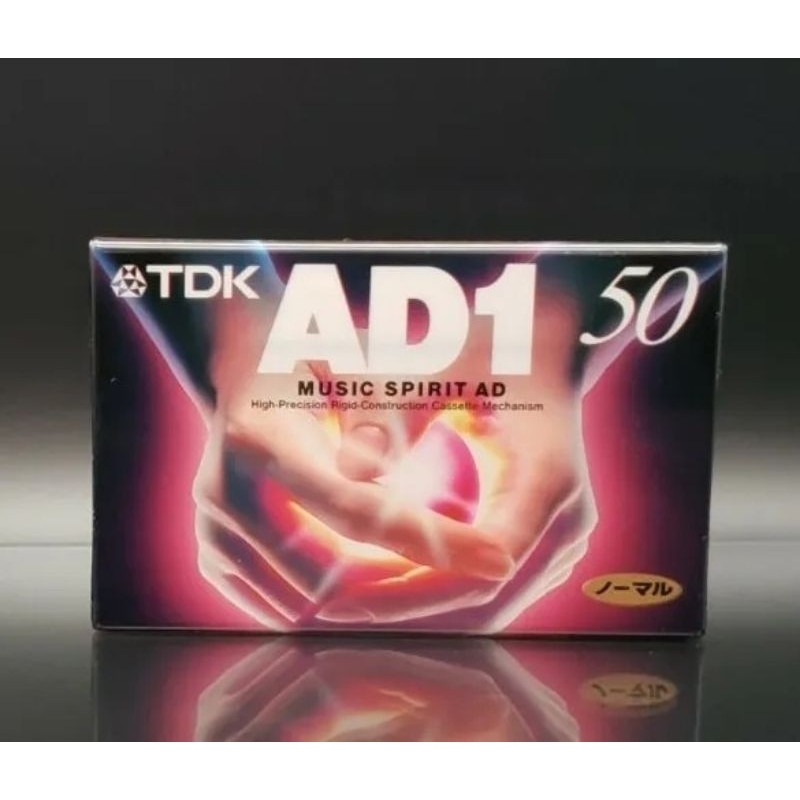 TDK AD1 50min Audio​ Music Spirit Ad Cassette Tape​ Normal Position​ Type​ I Made in JAPAN เทปเปล่า