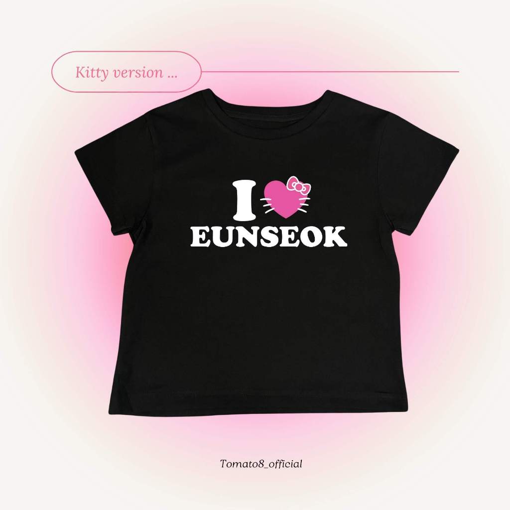 [Tomato8] I love V.kitty ได้ทุกชื่อทุกภาษา เสื้อยืด โอเวอร์ไซส์ เบบี้ที ระบุชื่อในหมายเหตุหรือแชท RIIZE คอนน้องข้าว