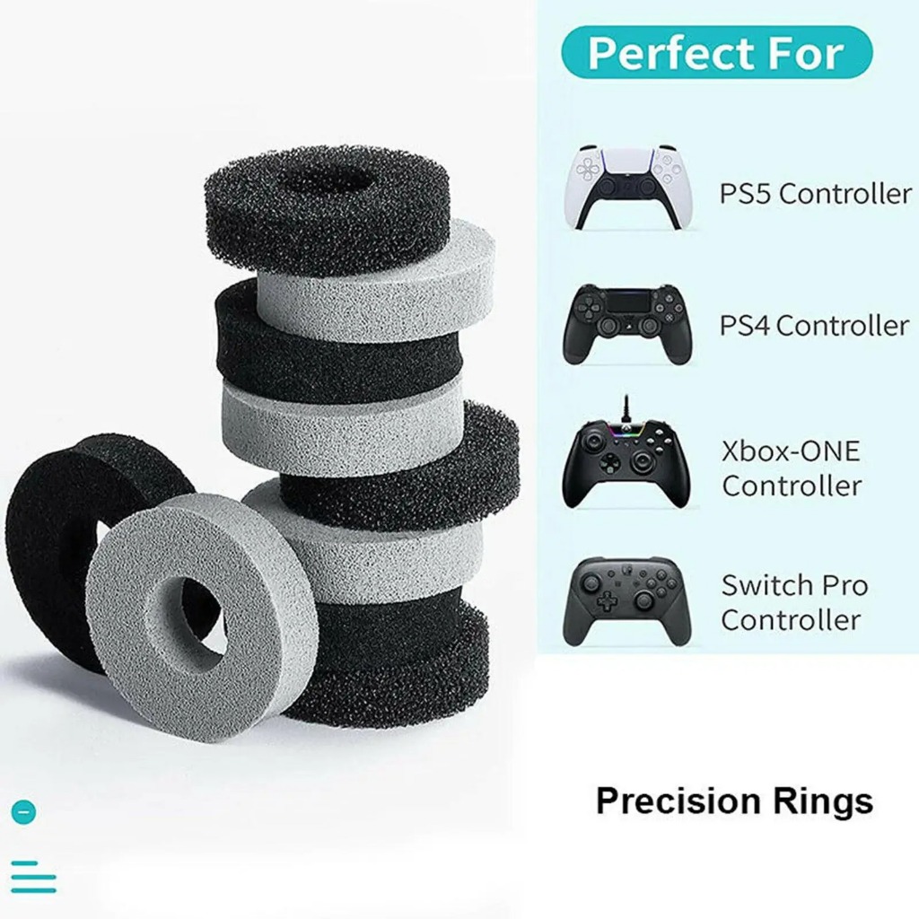 แหวนฟองน้ำอนาล็อปรับแรงต้านอนาล็อกจอย Precision Rings PS5 PS4 XBOX JOY PRO อื่นๆ(1ชิ้น)