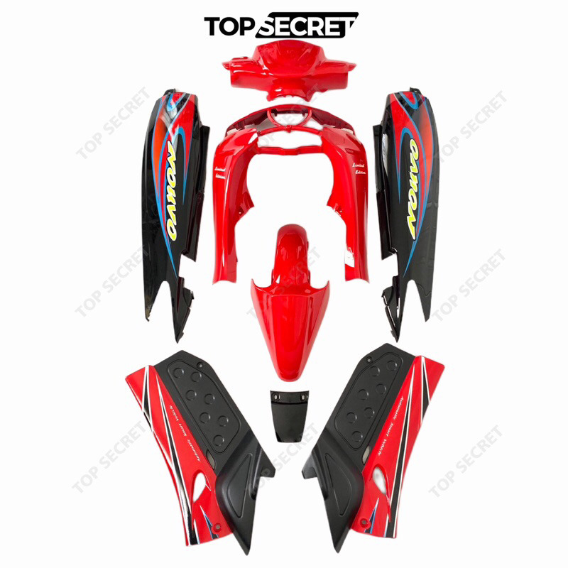 TOPSECRET ชุดสี Nouvo ตัวเก่า สีแดง