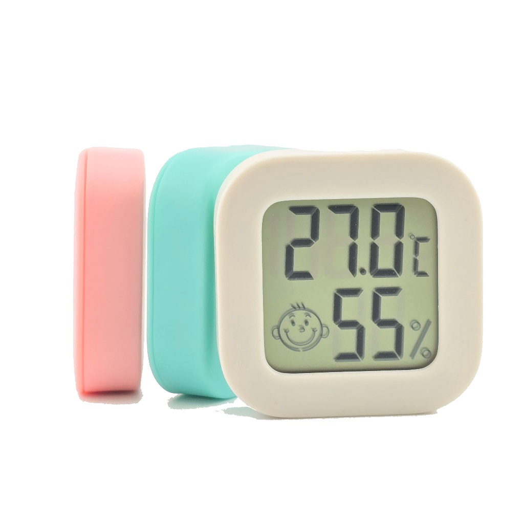 VKS-60 เทอร์โมมิเตอร์ขนาดเล็กและไฮโกรมิเตอร์ หน้ายิ้ม Mini thermometer and hygrometer, smiley face