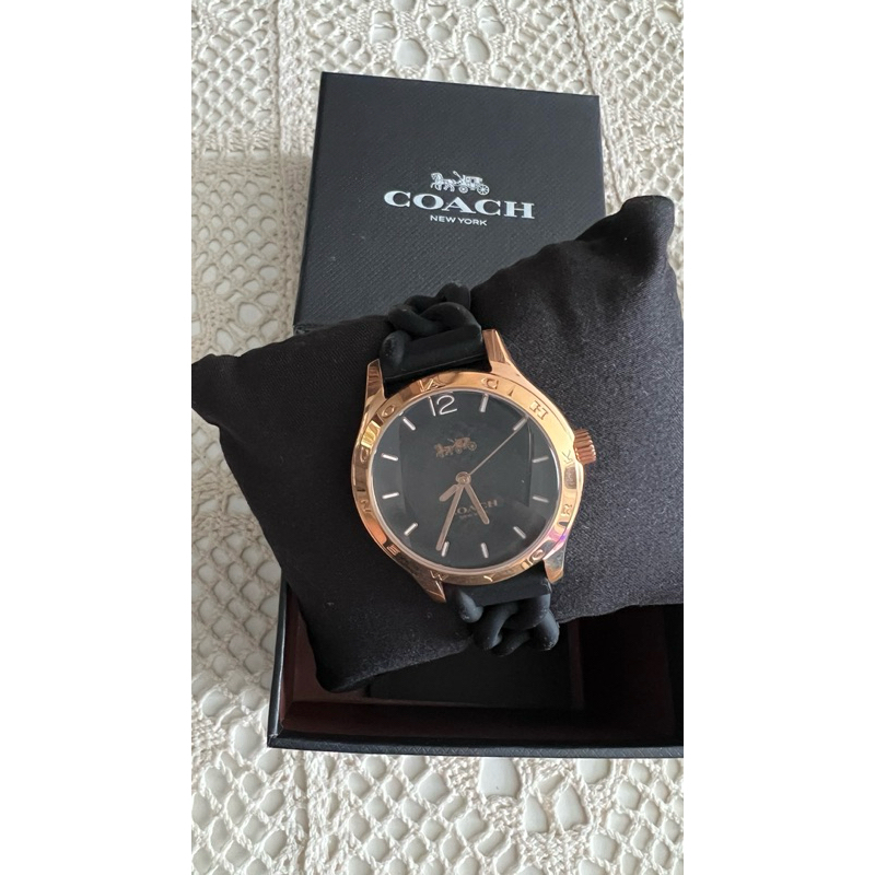 นาฬิกา Coach สายซิลิโคน แท้💯 มือสอง