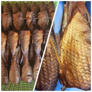 ปลาสร้อย ย่างรมควัน ไม้ละ40บาท ปลาจากแม่น้ำป่าสัก (ไชด์ใหญ่ 100กรัม/ไม้)