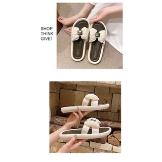 แฟชั่นใหม่ รองเท้าแตะ สไตล์เกาหลี อินเทรนด์ แตะลําลอง น่ารักฟุดๆ พร้อมส่ง#3701--48