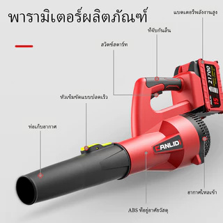 CANLIDI รุ่น CIBL-300 MT-21V พลังงานสูง มอเตอร์ไร้แปรงถ่าน เครื่องเป่าลม เป่าลมไร้สาย Brushless High Power Blower
