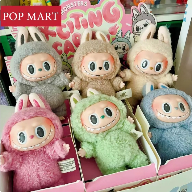 จัดส่งทันที ลาบูบู้มีสินค้าพร้อมส่งไม่ต้องรอ 98% Labubu Macaron POP MART กล่องตาบอด
