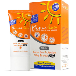 Minus Sun Facial Sun Protection SPF40 PA+++ 30g. สีขาว / สีเ…