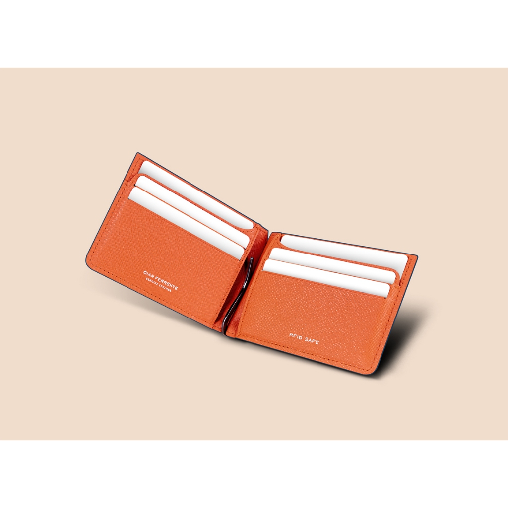 Saffiano Slim Clip Wallet GF Collection