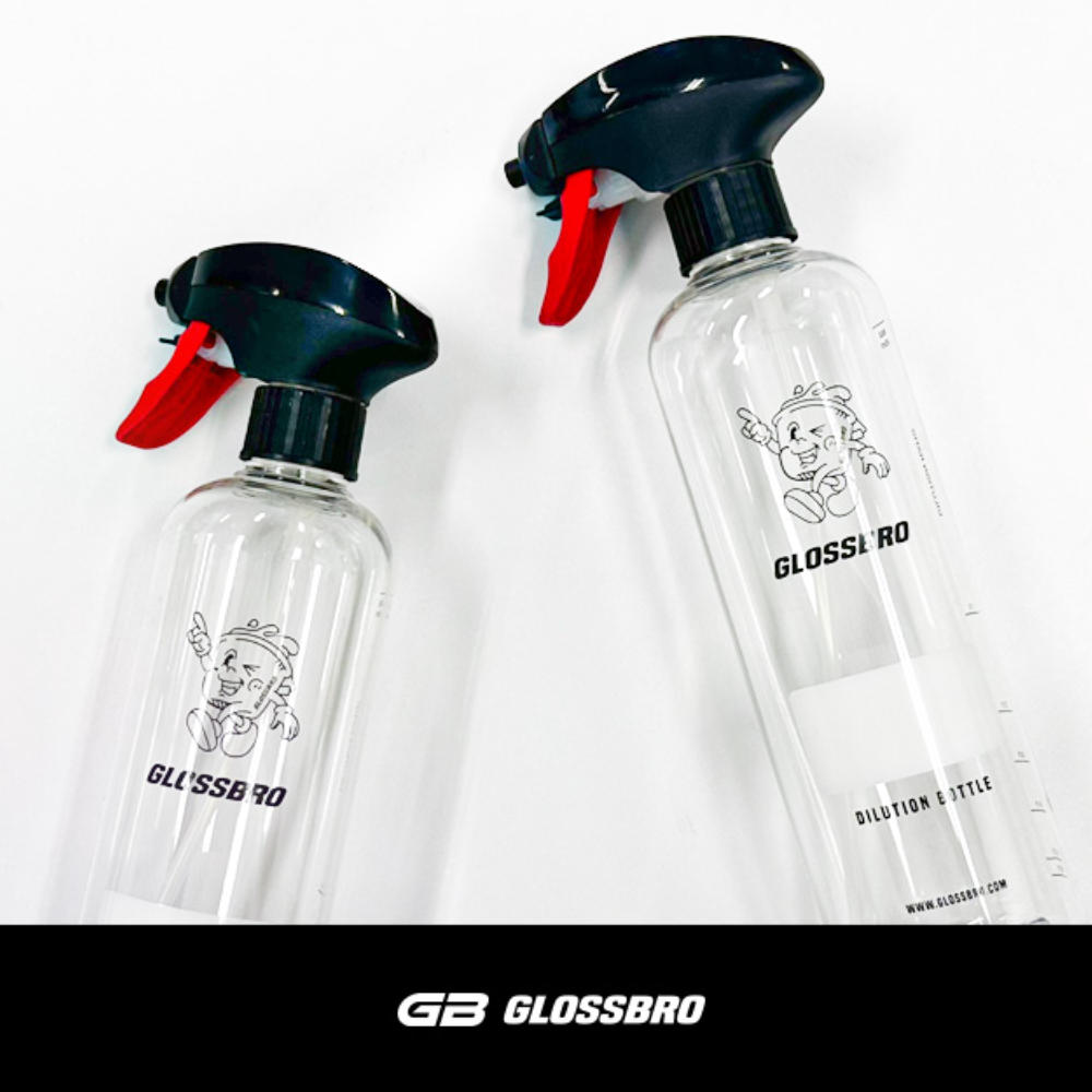 GLOSSBRO PET subdivision bottle ขวดไดรูท PET พร้อมหัวสเปรย์ 500ml