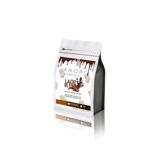 Kaori Coffee เมล็ดกาแฟคั่ว Laos Blend 1Kg. (5 กิโลกรัม ราคาส่ง แพ็กถุงละ 1 กิโลกรัม)