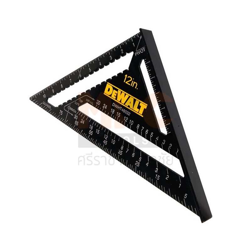 Dewalt ฉาก อลูมิเนียม DWHT46032-0 ขนาด 12 นิ้ว สีดำ
