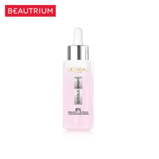 L'ORÉAL PARIS Glycolic-Bright Anti-Dark Spot Brightening Serum เซรั่ม 30ml