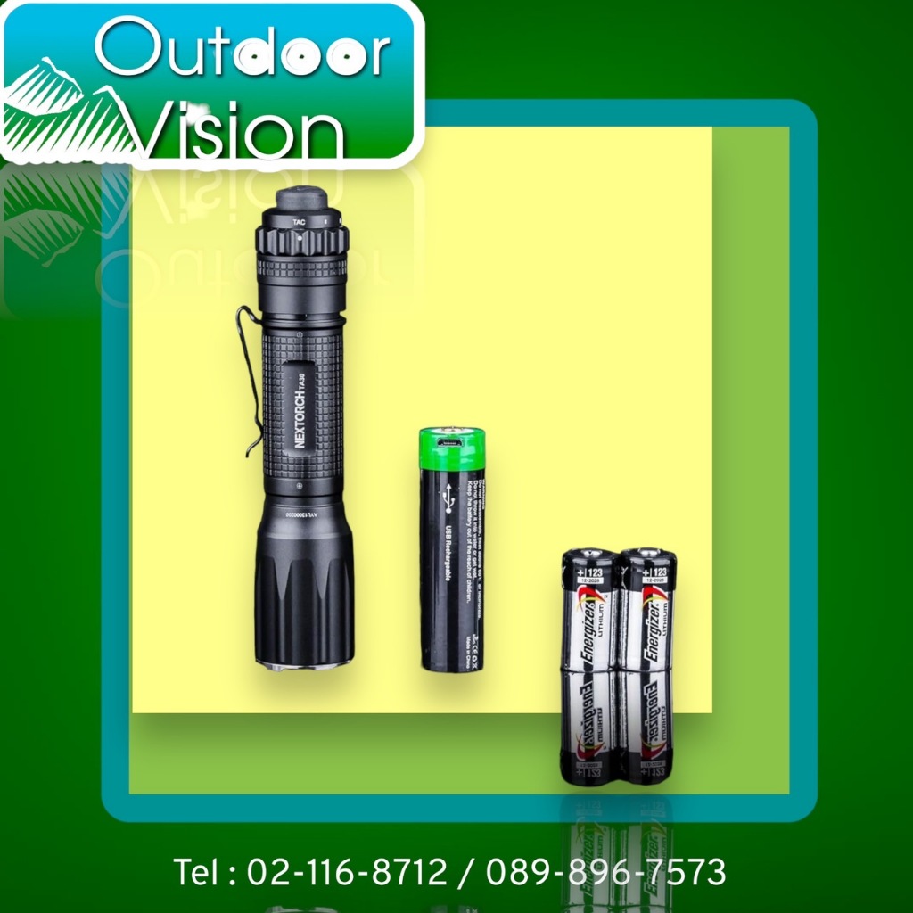 Nextorch ไฟฉาย รุ่น TA30 v2.0 ให้ความสว่างถึง 1,300  lumen