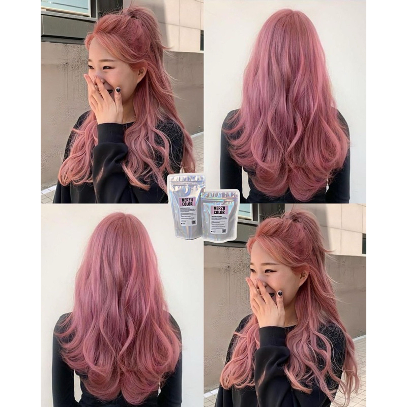 MERZii Color สีชมพู มัลเบอรี่ Mulberry 🍇(พื้นผมระดับ 10)