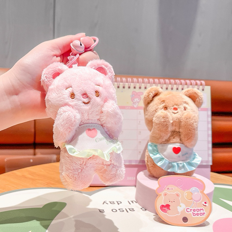 X&Y {พร้อมส่ง}Butterbear หมีเนย มี9แบบ พวงกุญแจตุ๊กตาหมี รูปหมีเนย หน้ารัก