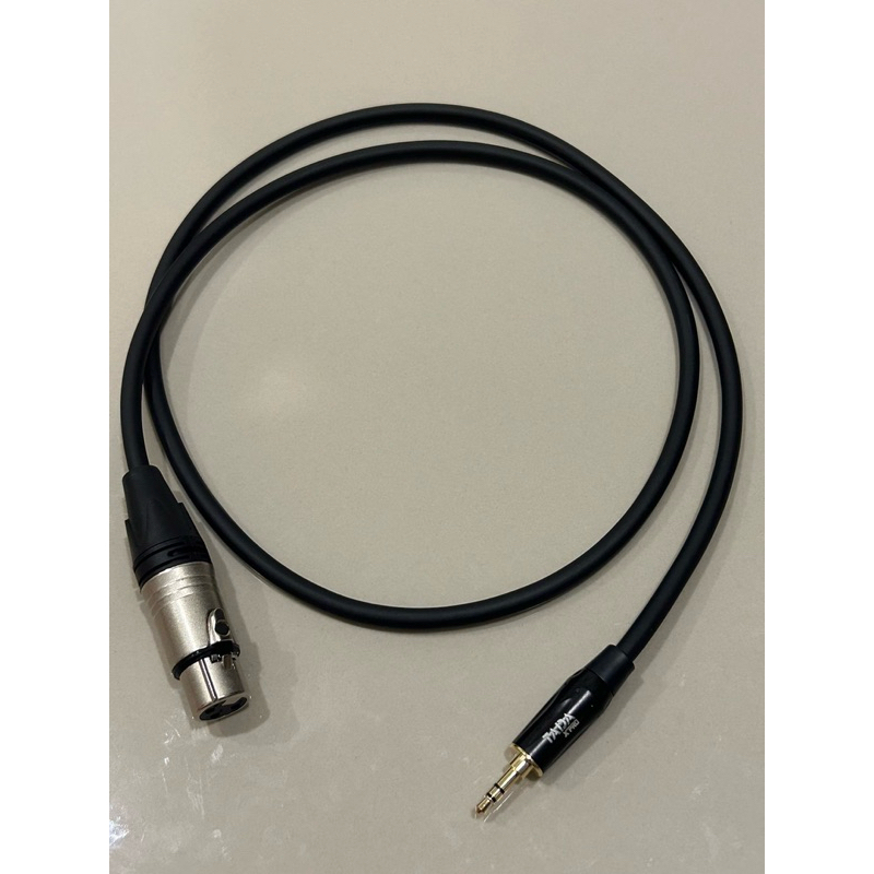 สาย3.5-XLR/fmเมียทำจากสายยี้ห้อDynacomหัวยี่ห้อLigeหัว3.5ของTADA
