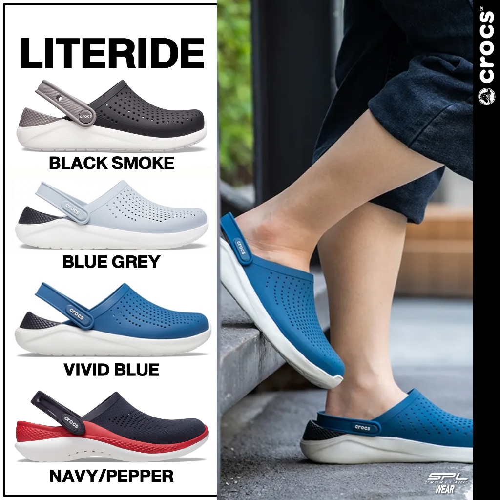 Crocs Collection รองเท้าแตะ รองเท้ารัดส้น UX Literide และ Literide 360 204592-05M / 204592-0ID / 204