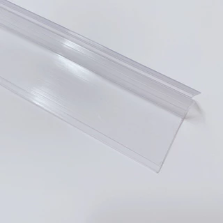 ป้ายราคาติด shelf พลาสติกแบบใส แบบเสียบชั้นวาง ขนาดความยาว 120 cm