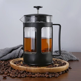 French Press กาชงกาแฟ ใช้ได้กับกาแฟ และชา มีให้เลือกหลายขนาด วัสดุทำจากแก้วอย่างดี ทนความร้อนได้ดี เหยือกชงกาแฟ