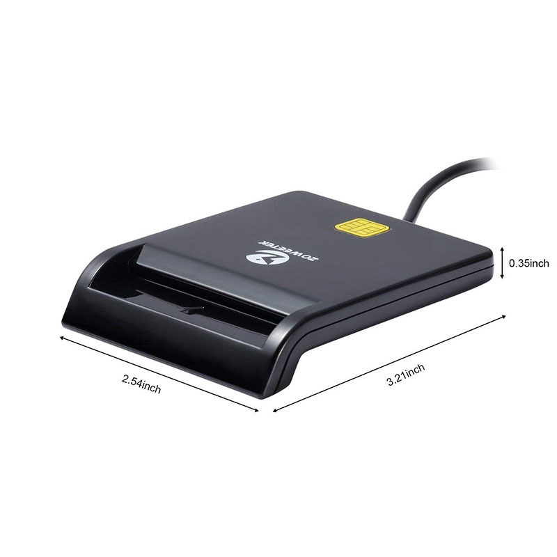รุ่นล่าสุด 2024 เครื่องอ่านบัตรประชาชน Smart Card Reader รุ่น Zw-12026-1