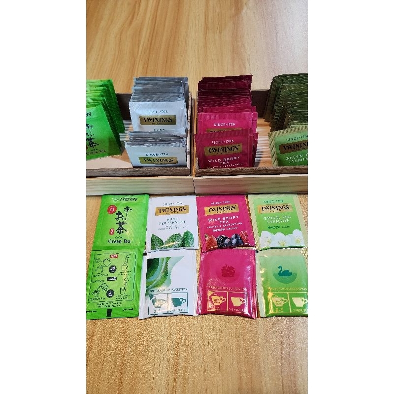 [ชาซอง แบ่งขาย] ทไวนิงส์ Twinings Pure Peppermint, Wild Berry Flavoured Tea, Jasmine Green Tea // ITO EN Oi Ocha ชาเขียว