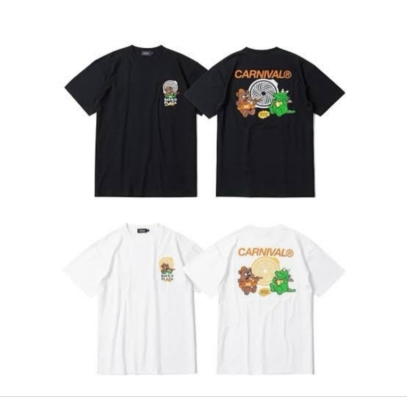 เสื้อยืด carnival x barbgon Bar b q plaza บาร์บีกอน BBQ