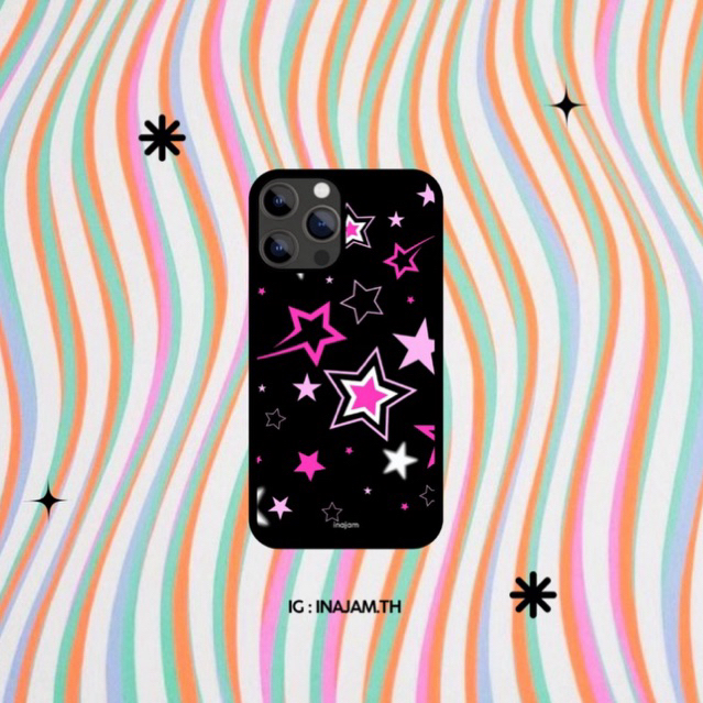 เคสไอโฟนลายดาวแบรนด์ inajam Colection Star universe