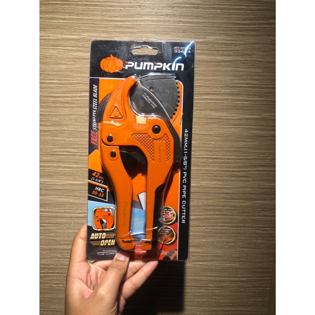 กรรไกรตัดท่อ 42MM (1-5/8") PTT-RPC42 33624 PUMPKIN