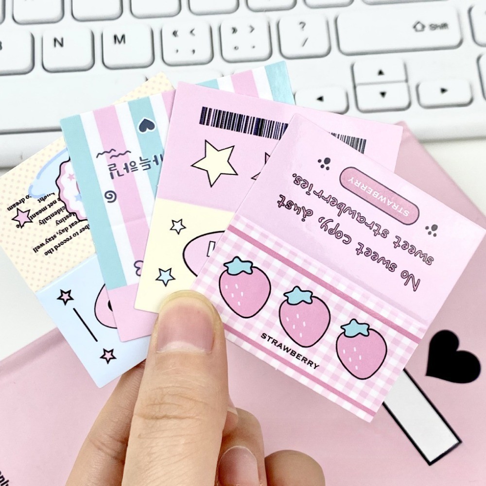 10ชิ้น มินิสตรอเบอร์รี่การ์ดหัวพับบัตรบรรจุภัณฑ์วัสดุ