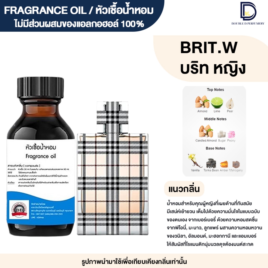 หัวเชื้อน้ำหอม กลิ่น บริท หญิง (BRIT.W)