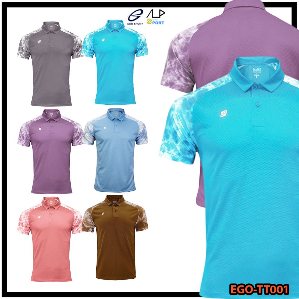ลดโหดสูงสุด 1,000 บาท เสื้อโปโลแต่งแขนลายมัดย้อม EGO SPORT รุ่น TT-001 THAI TONE SET 1 แท้100%