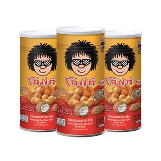 โก๋แก่ถั่วลิสงเคลือบรสชาติกะทิ กระป๋องใหญ่ 225g (1กระป๋อง)