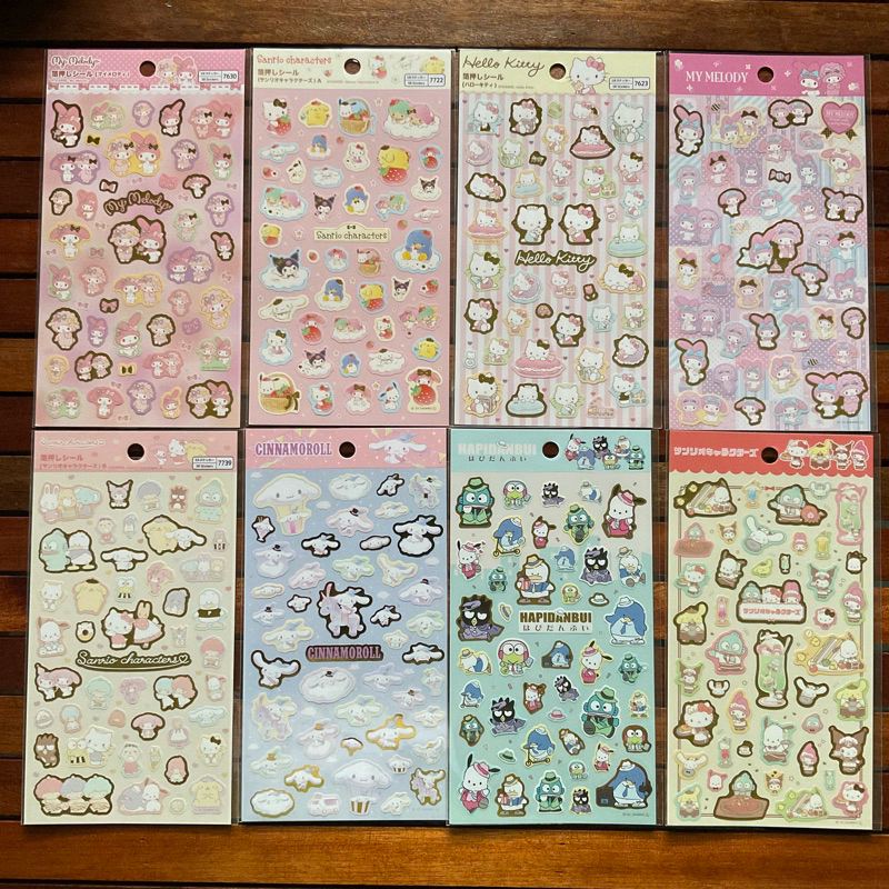 Sanrio Sticker สติกเกอร์ ลาย Sanrio ญี่ปุ่นแท้100% japan ลิขสิทธิ์แท้
