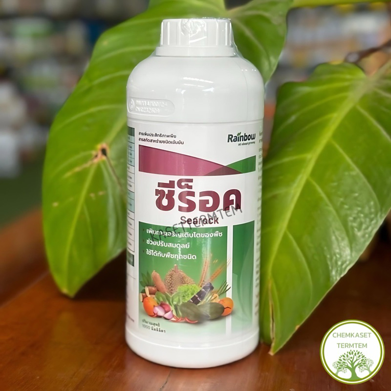 🍀ซีร็อค🍀สารสกัดจากสาหร่ายเข้มข้น🌱 ขนาด 1 ลิตร ปรับความสมดุลให้พืช เร่งต้น ทนสภาพอากาศร้อน ฝนชุก